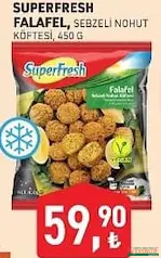 SUPERFRESH FALAFEL 450 G fiyat ve kampanya bilgisi
